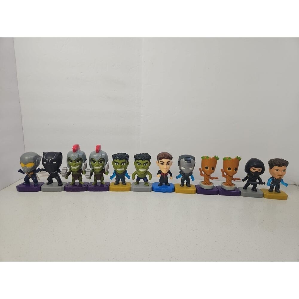 Lot 12 2019/2020 McDonalds Marvel Studio Heroes Happy Meal Toys‎